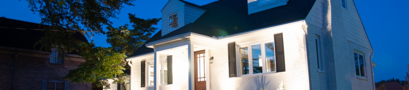 Landscape Lighting Design for Cincinnati Business - Paramount Landscaping