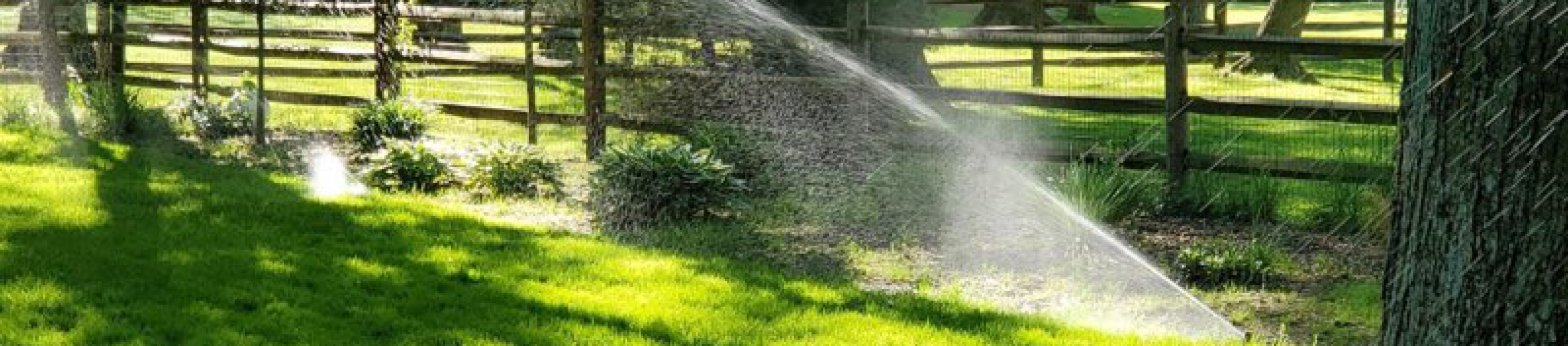 Outdoor Sprinkler System Installation For Weed Control photo